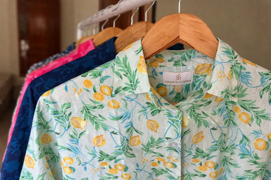 Pure cotton shirts for women made in India by Swadesi Stories